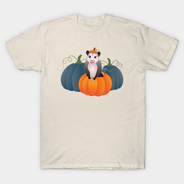 Awesome Possum In A Pumpkin T-Shirt by Spatium Natura